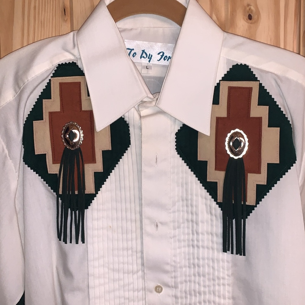 Western Rodeo Shirt Size Large - Picture 2 of 7